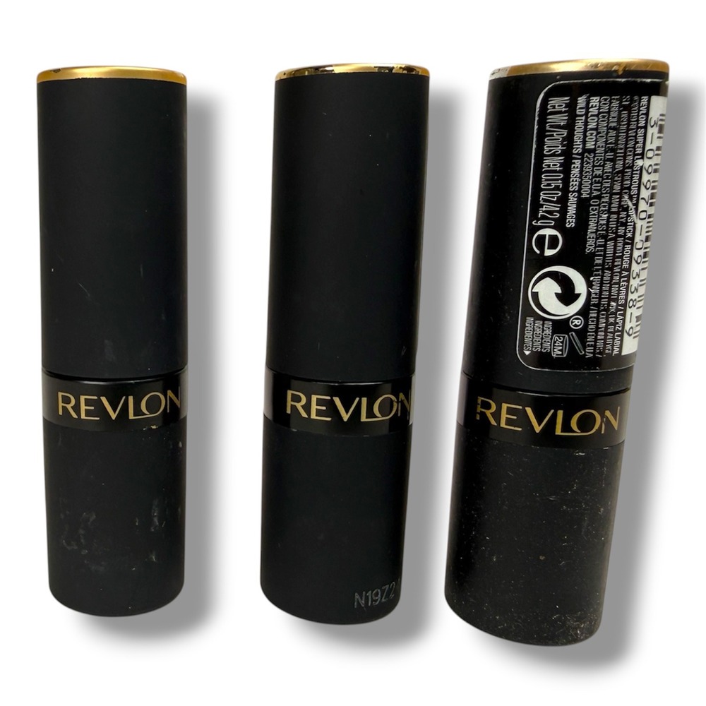 Revlon Lipstick Lot Super Lustrous Matte Show Off Wild Thoughts If I Want To New